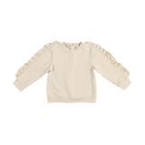 Kız Çocuk Fırfır Detaylı Sweatshirt