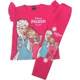 Kız Çocuk Frozen Baskılı Taytlı Takım - 5 - 6 Yaş - Fuşya