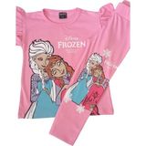 Kız Çocuk Frozen Baskılı Taytlı Takım - Pembe - 7 - 8 Yaş