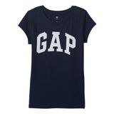 Kız Çocuk Gap Logo T-Shirt Lacivert