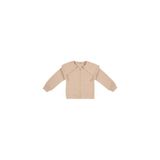Kız Çocuk Geniş Yaka Detaylı Fermuarlı Somon Sweatshirt 4 Yaş (104 cm)