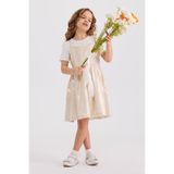 Kız Çocuk Gold Elbise 8 Yaş (128 cm)