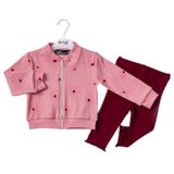 Kız Çocuk Hırka Tayt Takım BGL-ST03666 PEMBE 4 YAŞ