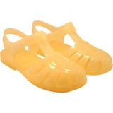 Kız Çocuk Igor Clasica V Cristal Sandalet Crema PVC Malzeme ile Düz Tabanlı Cırtlı Tasarım - Krem