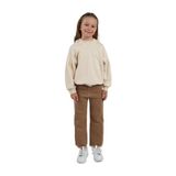 Kız Çocuk Kapşonlu Bej Sweatshirt 9 Yaş (134 cm)