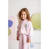Kız Çocuk Kapşonlu Crop Sweatshirt - Pembe - 5 - 6 Yaş