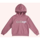 Kız Çocuk Kapşonlu Pembe Sweatshirt