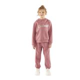 Kız Çocuk Kapüşonlu Gül Kurusu Sweatshirt 6 Yaş (116 cm)