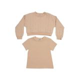 Kız Çocuk Kedi Kapitoneli Somon Sweatshirt 5 Yaş (110 cm)