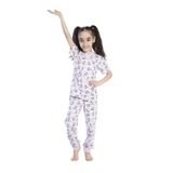 Kız Çocuk Kısa Kol Lila Pijama Takım C0T7N0O-046 LİLA 5-6 YAŞ