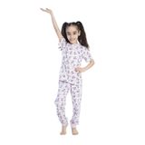 Kız Çocuk Kısa Kol Lila Pijama Takım C0T7N0O-046 LİLA 7-8 YAŞ