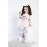 Kız Çocuk Kısa Kol Pembe Pijama Takım C6T6N0O-046 - 3 - 4 Yaş