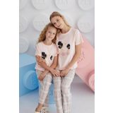 Kız Çocuk Kısa Kol Somon Pijama Takım C5T8N68