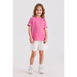 Kız Çocuk Kısa Kollu Pembe Tişört 12 Yaş (152 cm)