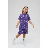 Kız Çocuk Kısa Kollu Şortlu Pamuklu Pijama Takımı