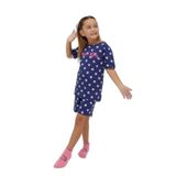 Kız Çocuk Kısa Şortlu Pamuklu Pijama Takımı