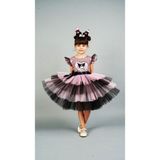 Kız Çocuk Kuromi Elbise - Pembe - 10