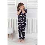 Kız Çocuk Kuromi Kısa Kollu Pijama Takımı - 6 - 7 Yaş - Siyah