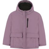 Kız Çocuk Lila Içi Kürklü Su ve Rüzgar Geçirmez Kapüşonlu 3 Cep Kışlık Mont & Kaban & Parka - 14 - 15 Yaş
