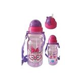 Kiz Cocuk Matara 500Ml Mor 1 Adet Little Happy Mor Suluk Plastik Su Matarasi