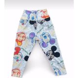 Kız Çocuk Minnie Mouse Baskılı Mevsimlik Tayt Desenli Kız Çocuk Tayt - 7 Yaş - Çok Renkli