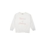 Kız Çocuk Nakış Detaylı Ekru Sweatshirt 8 Yaş (128 cm)