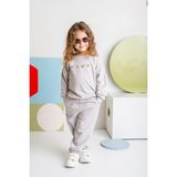 Kız Çocuk Nakışlı Sweatshirt - Gri - 9 - 10 Yaş