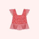 Kız Çocuk Nar Desenli Crop Bluz 7 Yaş (122 cm)