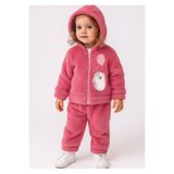 Kız Çocuk Peluş Eşofman Takımı Kapüşonlu Kışlık Polar Takım TYC5BE0FD29EC7AB7C1931600