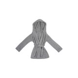 Kız Çocuk Peluş Sabahlık Gri Gri-4-5 Yaş