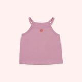 Kız Çocuk Pembe Çiçek Baskılı Atlet 12 Yaş (152 cm)
