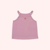 Kız Çocuk Pembe Çiçek Baskılı Atlet 9 Yaş (134 cm)