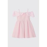 Kız Çocuk Pembe Parti Elbisesi 8 Yaş (128 cm)