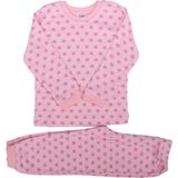 Kız Çocuk Pembe Yıldız Baskılı 2'li Pijama Takımı - 3 - 4 Yaş