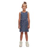 Kız Çocuk Polka-Dot Desen Kolsuz Elbise