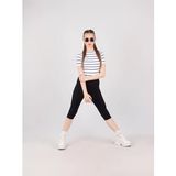 Kız Çocuk Sırt V Çizgili Triko Bluz