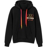 Kız Çocuk Siyah Kapüşonlu Sweatshirt Siyah Sweatshirt Kapüşonlu - 7 - 8 Yaş