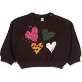 Kız Çocuk Siyah Sweatshirt - 4 Ay