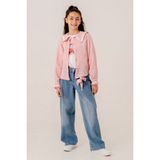Kız Çocuk Su Taşlı Gömlek T-Shirt Ikili Takım 1805 - Pembe - 4 Yaş