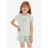 Kız Çocuk T-Shirt 51824 - Desenli