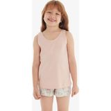 Kız Çocuk T-Shirt 60570 - Pembe - 7 - 8 Yaş