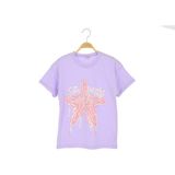 Kız Çocuk T-Shirt - Lila - 11 - 12 Yaş