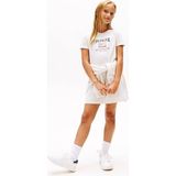 Kız Çocuk Th Hilfiger Sequins T-Shirt Elbise - Beyaz | 7 Yaş