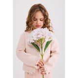 Kız Çocuk Tüvit Pembe Ceket 5 Yaş (110 cm)