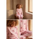 Kız Çocuk Unicorn Desenli Paketli Pijama Takımı Pembe