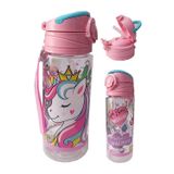 Kız Çocuk Unicorn Matara 500 Ml 1 Adet Lisanslı Suluk Okul Matarası Öğrenci Suluğu