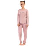 Kız Çocuk Uzun Kol 2 İplik Pembe Pijama Takım C2T6N3O304 PEMBE 7-8 YAŞ