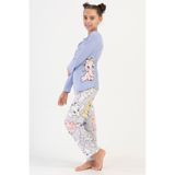 Kız Çocuk Uzun Kol Lila Pijama Takım C0T3N2O504 LİLA 9-10 YAŞ