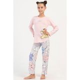 Kız Çocuk Uzun Kol Pembe Pijama Takım C0T3N2O504 - 9 - 10 Yaş