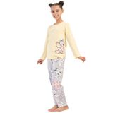 Kız Çocuk Uzun Kol Sarı Pijama Takım C0T3N2O504 SARI 9-10 YAŞ